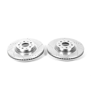 PowerStop fits Cadillac 16-19 CT6 Front Evolution Drilled & Slotted Rotors -