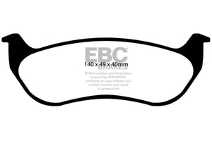 EBC UD964 07-11 fits Ford Explorer Sport Trac 4.0 Ultimax2 Rear Brake Pads