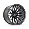 Vossen HFX6-0F08 HFX-6- ET-18 - Super Deep - 87.1 - Satin Black Wheel