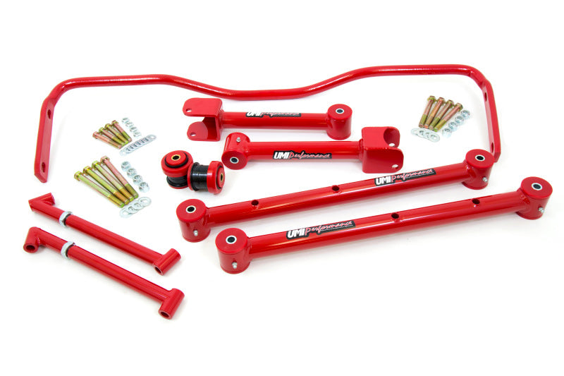 UMI Performance ABR413-R 65-67 fits GM A-Body Rear Suspension Kit - Red