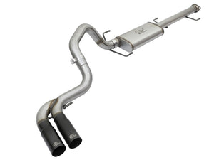 AFE 49-46030-B Series 3in Stainless Steel Cat-Back Exhaust System w/Black Tips