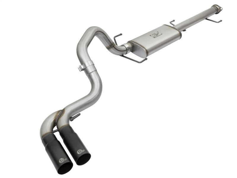 AFE 49-46030-B Series 3in Stainless Steel Cat-Back Exhaust System w/Black Tips