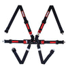 Racequip 857007 Black FIA 6pt Pull Up Lap FHR Formula Sub