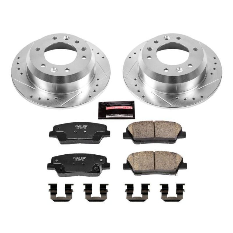 PowerStop K5906 fits Hyundai 07-08 Entourage Rear Z23 Evolution Sport Brake Kit