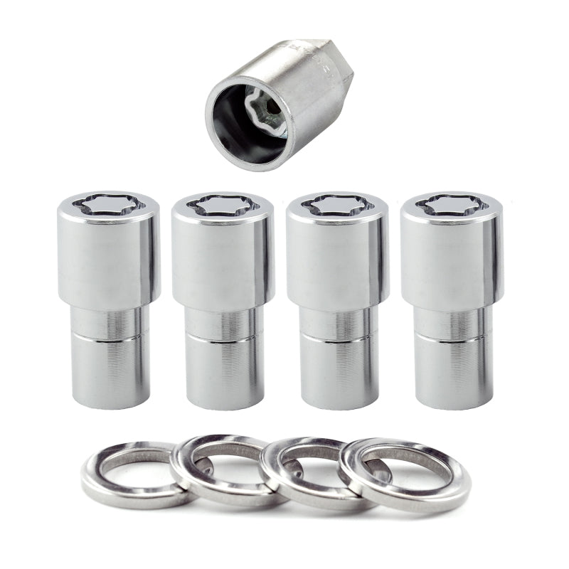 McGard 22142 Wheel Lock Nut Set - 4pk. (Long Shank Seat) 7/ / 13/16 Hex / 1.75in. Length - Chrome