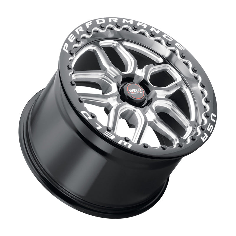 Weld  S90780022P45 S907 18X10 Laguna Beadlock 5X120 ET45 BS7.25 Gloss Black MIL