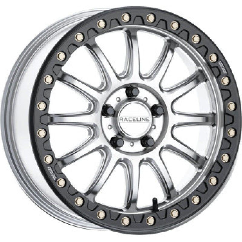 Raceline A14SB-77012+40 A14SB Alpha 17x7in/5x114.3 BP/40mm Offset/68mm Bore - Si
