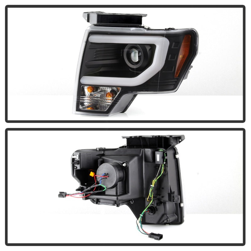 Spyder 5086204 fits Ford 09-14 F-150 Projector Headlights - Halogen Model Light