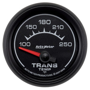 AutoMeter 5949 Autometer ES 2-1/16in 100-250 Degree F Transmission Temperature Gauge