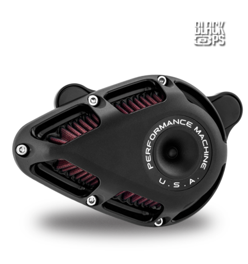 Performance 0206-2114-SMB Machine Jet Air Cleaner - Black Ops