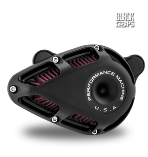 Performance 0206-2112-SMB Machine Jet Air Cleaner - Black Ops