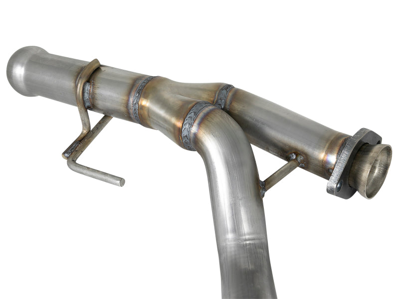AFE 48-48026 Twisted Steel Y-Pipe 2-1/4in 409 SS Exhaust System 2018 fits Jeep