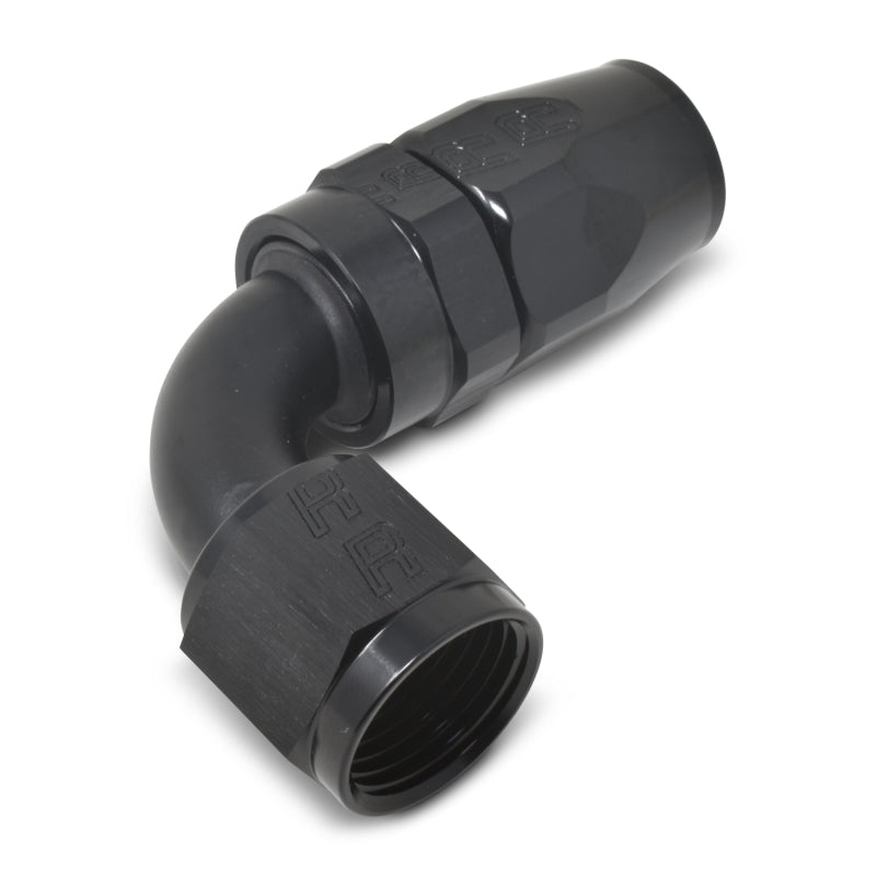 Russell 610175 Performance -8 AN Black 90 Degree Full Flow Hose End