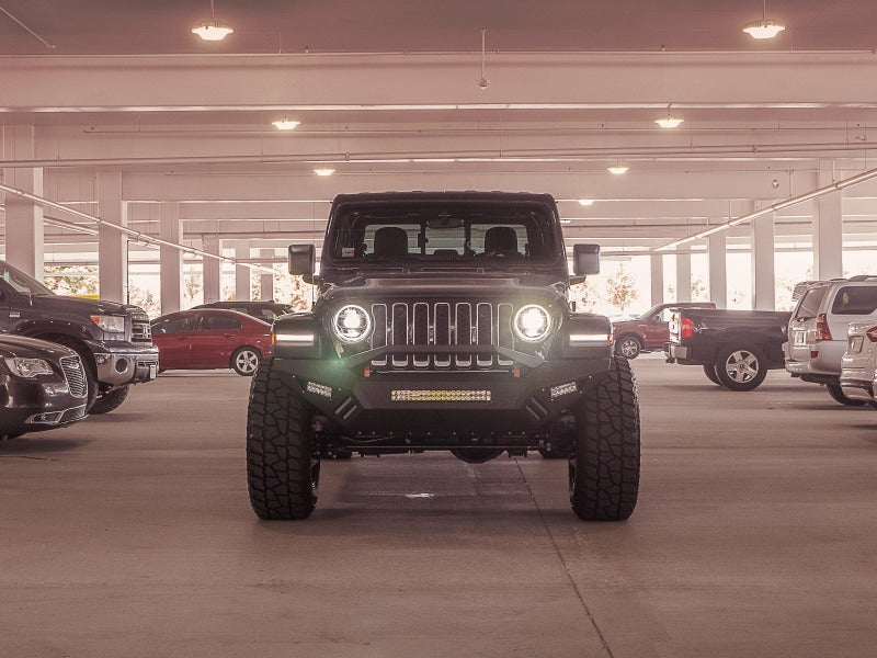 Road Armor 5183XF0B 18-20 fits Jeep Wrangler JL SPARTAN Front Bumper - Tex Blk