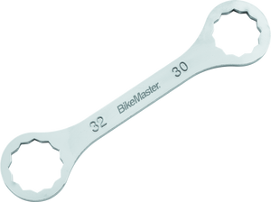 BikeMaster 150334 BikeMaster Steering Stem and Fork Cap Wrench - 30mm 12-pt x 32mm 12-pt