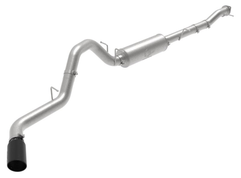 AFE 49-42080-P Bore-HD 3in 409SS DPF-Back Exhaust System w/ Polished Tip fits R