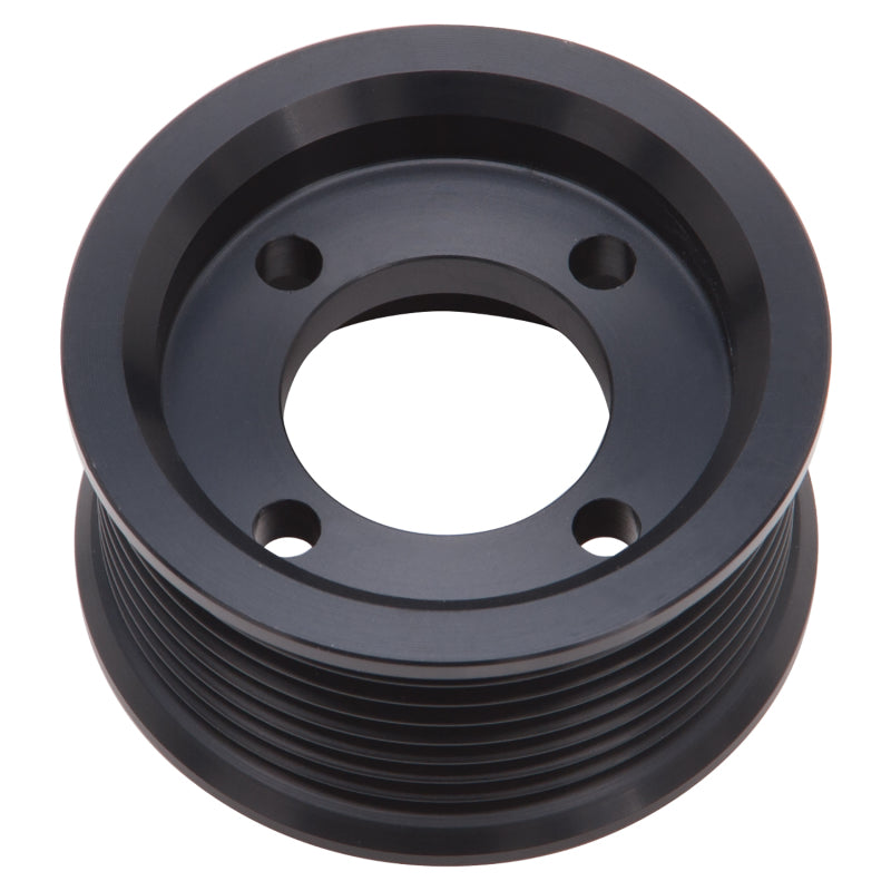 Edelbrock 15871 Pulley SC E_Force 2 75In 8 Rib Black