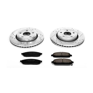 PowerStop K2219 fits Jeep 06-10 Commander Front Z23 Evolution Sport Brake Kit