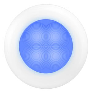Hella LA980502241 Courtesy Lamp Rnd Blue Md12 Wh Rim 2Xt