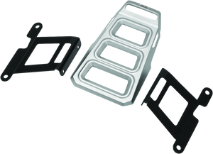 Kuryakyn 6664 Kuryakyn Dillinger Luggage Rack Silver
