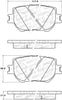Stoptech 305.1733 14-15 Lexus IS Street Select Front Brake Pads