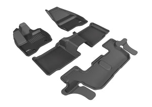 3D MAXpider 2010-2015 fits Hyundai Tucson Kagu 2nd Row Floormats - Black