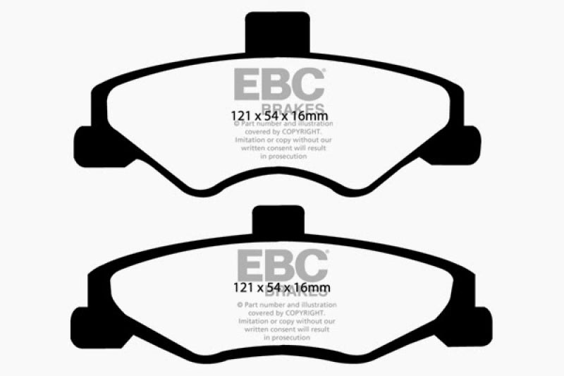 EBC DP21323 fits Chevrolet 98-02 Camaro (4th Gen) 3.8 Greenstuff Rear Brake Pads