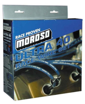 Moroso 73706 fits Chevrolet Small Block Ignition Wire Set - Ultra 40 - Unsleeved