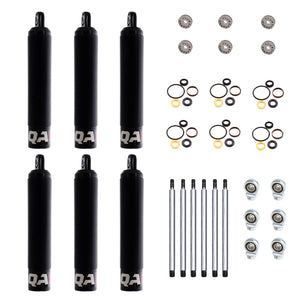 QA1 6Q6-DRY-6PK 18.25 Eye-B/Eye-B V-None Dry Shock Large Aluminum Coilover 12
