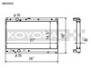 Koyo HH030939 fits Mitsubishi Evolution 4/5/6 Turbo (MT) Radiator