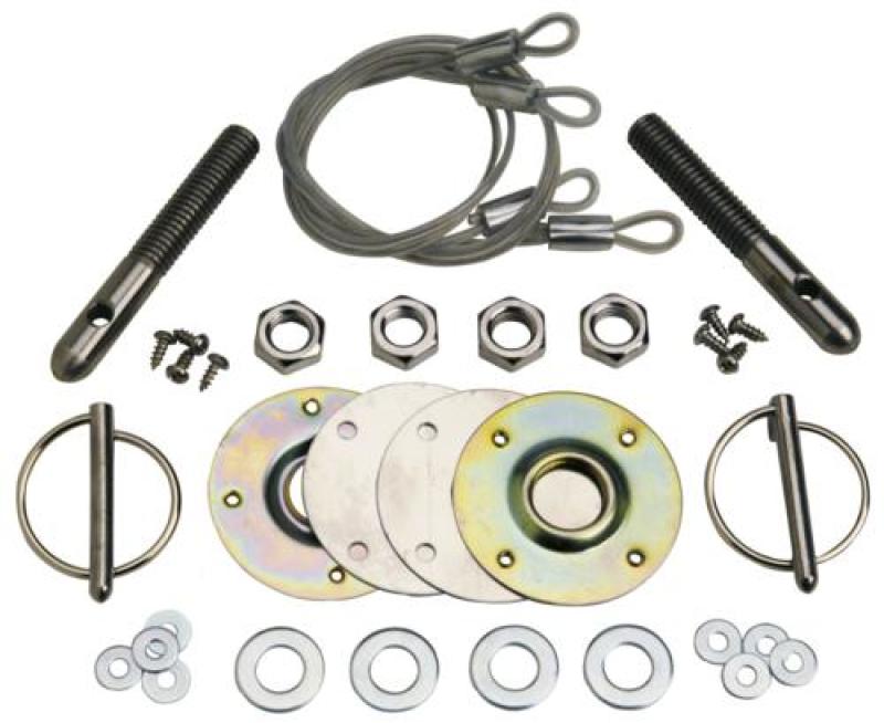 fits Ford Racing M-16700-A Hood LATCH & Pin Kit