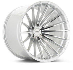 Vossen HFX-4 20x9.5 - 6x135 - ET15 - Deep Face - 87.1 - Silver Polished Wheel