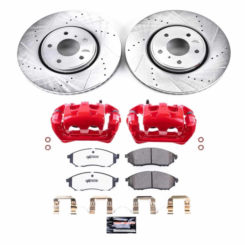 PowerStop KC5264-26 05-12 fits Infiniti FX35 Front Z26 Street Kit w/Calipers