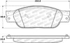 Stoptech 308.0933 Street Brake Pads