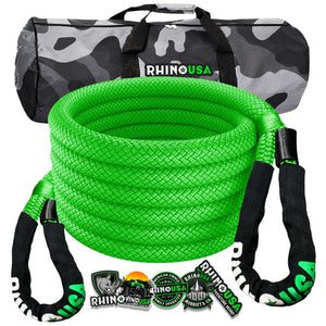 Rhino USA KROPE-58X20-GRN Kinetic Energy Recovery Rope (5/8In X 20Ft) Green