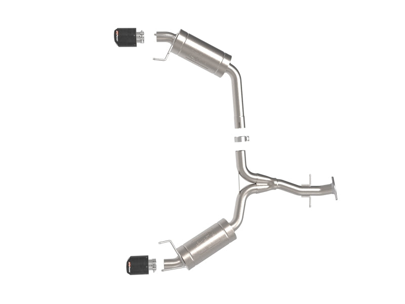 AFE 49-36055-C Takeda 06-13 fits Lexus IS250/IS350 SS Axle-Back Exhaust w/ Carb
