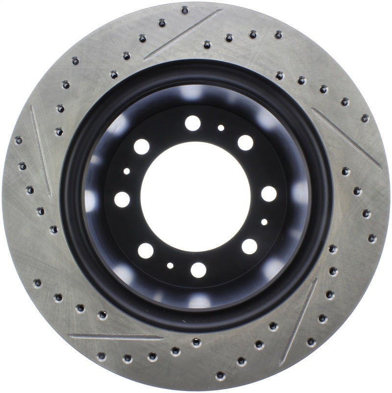 Stoptech 127.67080L Sport Drilled & Slotted Rotor - Front Right