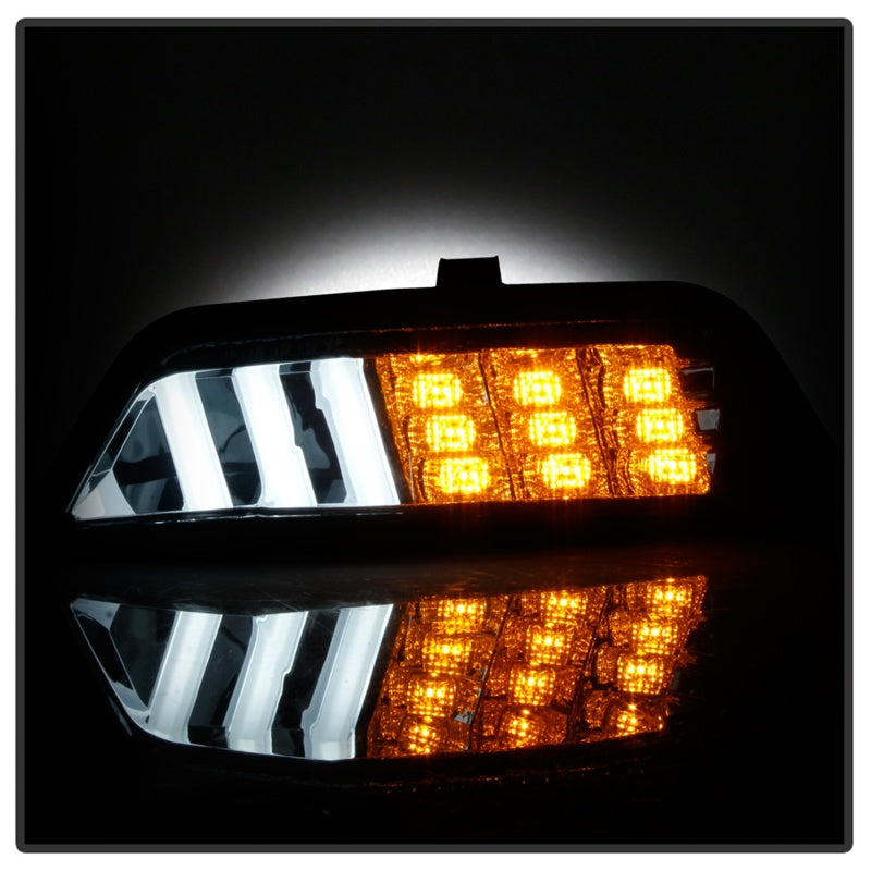 Spyder 5082527 fits Ford 15-16 Mustang LED DRL - Smoke (CBL-YD-FM15-LED-SM)