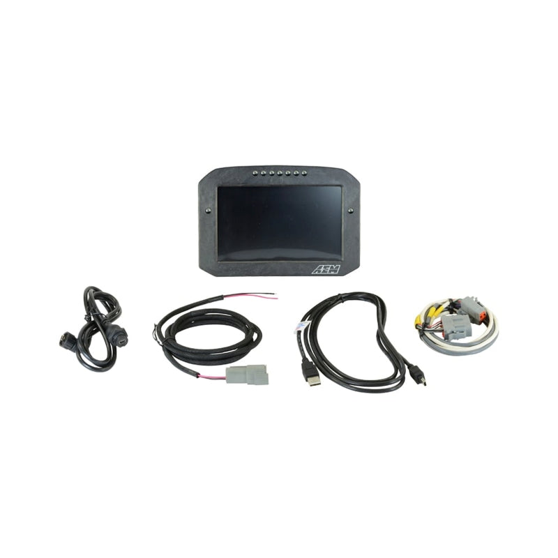 AEM 30-5701F CD-7L Carbon Logging Flush Digital Dash Display
