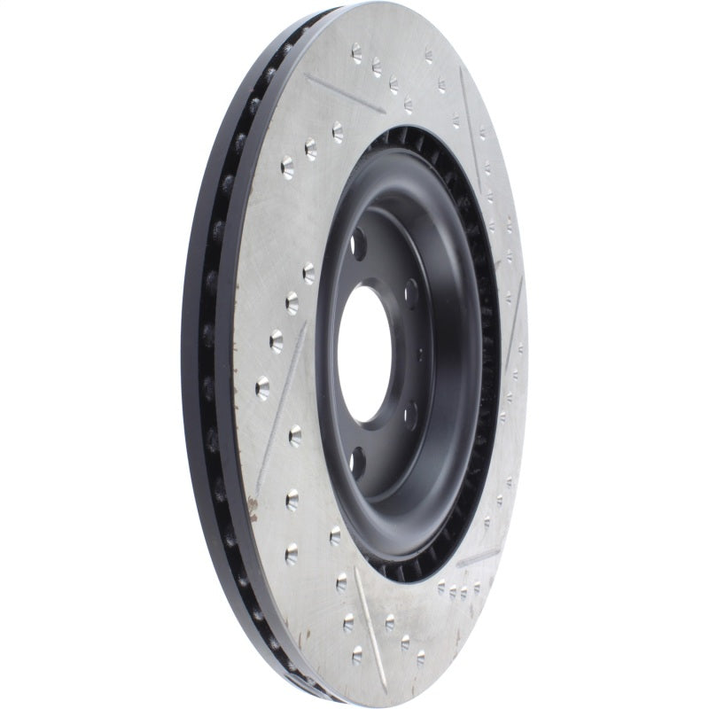 Stoptech 127.33137R Slotted & Drilled Sport Brake Rotor