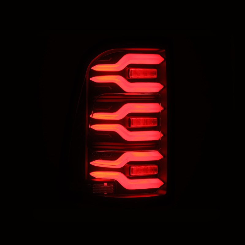AlphaRex  640040 fits Dodge 19-21 Ram 1500 Luxx-Series LED Tail Lights Black w/A
