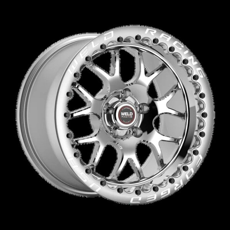 Weld 77MP510E65G S77 15x10 / 6x5.5 BP / 6.5in BS (Med Pad) Polished Wheel - P
