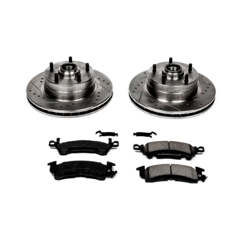PowerStop K2579 Buick fits Apollo 73-74 Front Z23 Evolution Sport Brake Kit