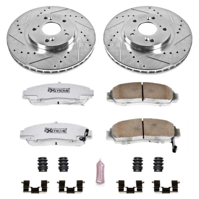 PowerStop K2292-26 01-03 fits Acura CL Front Z26 Street Warrior Brake Kit