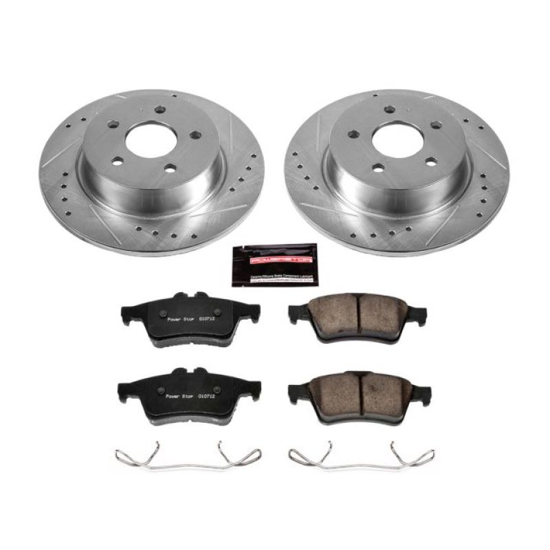 PowerStop K6398 fits Ford 13-18 C-Max Rear Z23 Evolution Sport Brake Kit