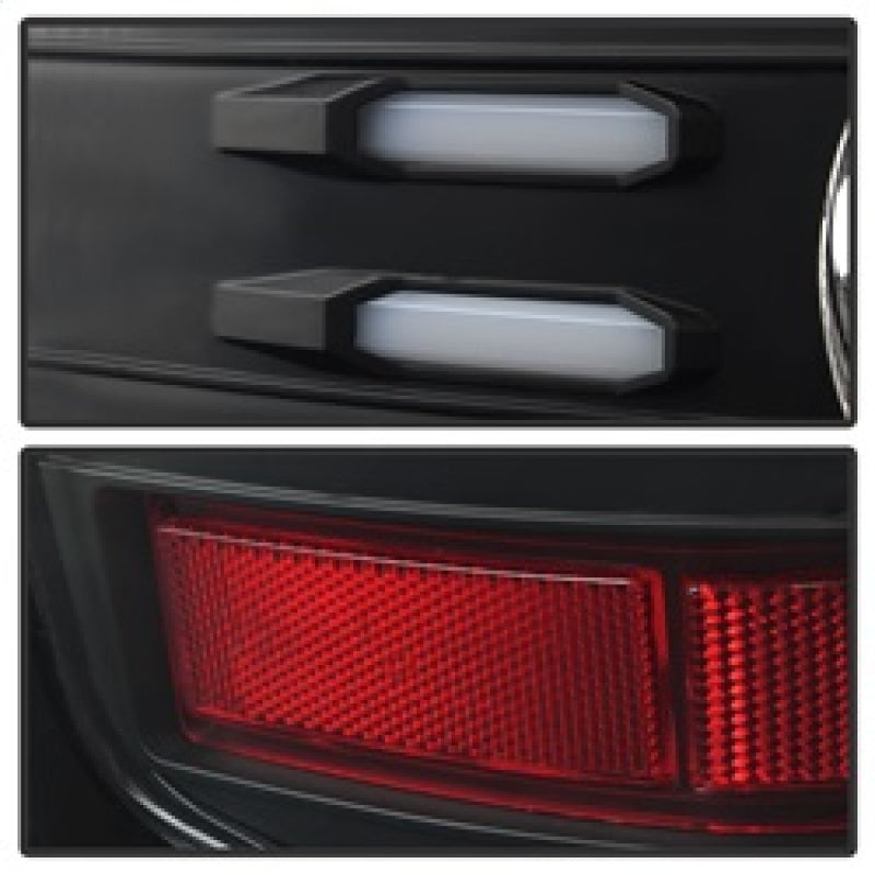 Spyder 5083722 fits Chevy 16-20 Silverado 2017 Light Bar LED Tail Lights - Blac