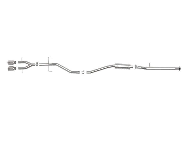 AFE 49-36620-P  2.5in 304SS Cat-Back Exhaust System 17-20 fits Honda Civic SI C
