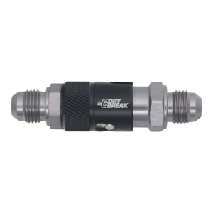 DeatschWerks 6-02-0225-B 6AN Male Flare Quick Disconnect Dry Break Fitting - 2