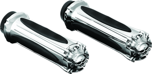 Kuryakyn 6298 Kuryakyn Zombie Grips Throttle-By-Wire Chrome