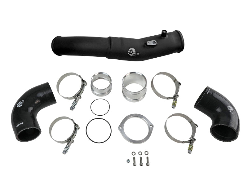 AFE 46-20398-B 2020 fits Toyota Supra 3.0L 3in Black Intercooler Tube - Hot